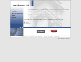 lavinboehm.com screenshot