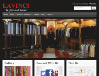 lavincitextile.com screenshot