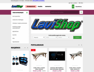 lavishop.lt screenshot