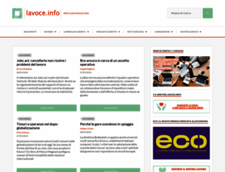 lavoce.info screenshot