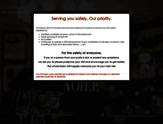 lavoilerestaurants.com screenshot