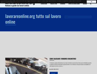 lavorareonline.org screenshot