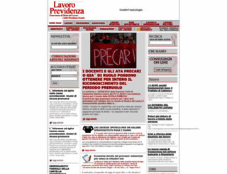 lavoroprevidenza.com screenshot