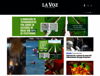 lavozdemichoacan.com.mx screenshot