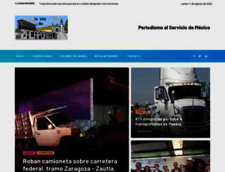 lavozdezacapoaxtla.info screenshot