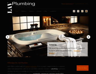 lavplumbing.com screenshot