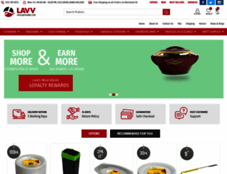 lavvhousewares.co.uk screenshot