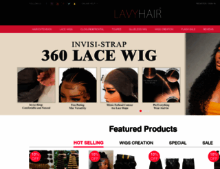 lavyhair.com screenshot