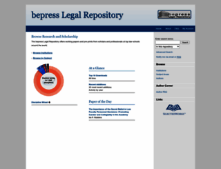 law.bepress.com screenshot