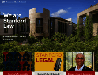 law.stanford.edu screenshot