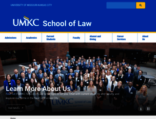 law.umkc.edu screenshot