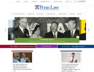 law.upenn.edu screenshot