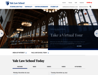 law.yale.edu screenshot