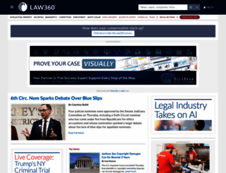 law360.com screenshot