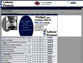 lawadviceforum.labourprotect.co.za screenshot