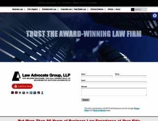 lawadvocategroup.com screenshot