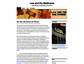 lawandthemultiverse.com screenshot