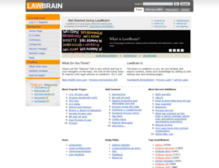 lawbrain.com screenshot