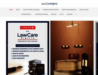 lawcarenigeria.com screenshot
