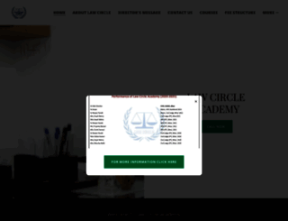 lawcircleacademy.com screenshot