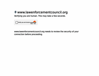 lawenforcementcouncil.org screenshot