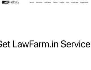 lawfarm.in screenshot
