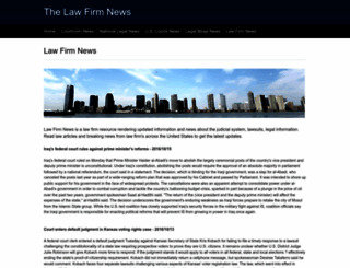 lawfirm-news.com screenshot