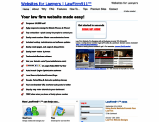 lawfirm911.com screenshot
