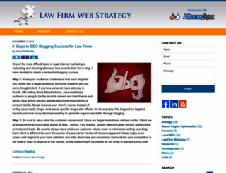 lawfirminternetstrategy.com screenshot