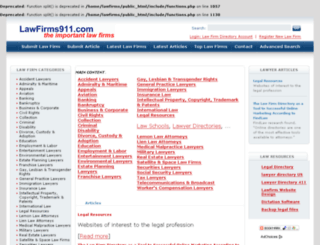 lawfirms911.com screenshot