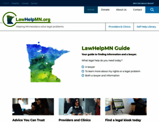 lawhelpmn.org screenshot