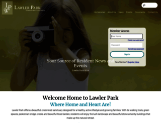 lawlerparkhoa.com screenshot