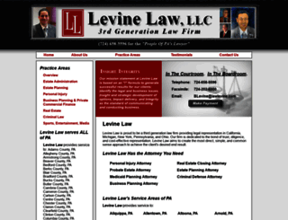 lawlevine.com screenshot