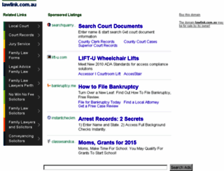 lawlink.com.au screenshot