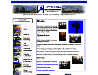lawmediaproductions.com screenshot