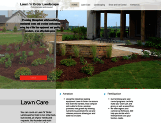 lawn-n-order-landscape.com screenshot