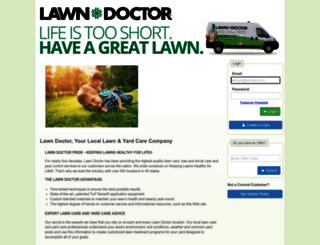 lawndoctorcustomer.com screenshot