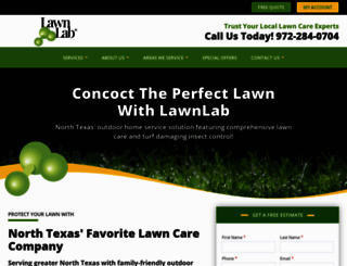 lawnlab.com screenshot