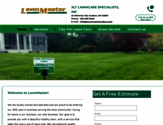 lawnmasternh.com screenshot