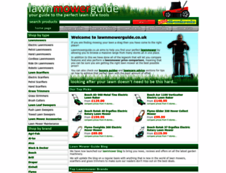 lawnmowerguide.co.uk screenshot