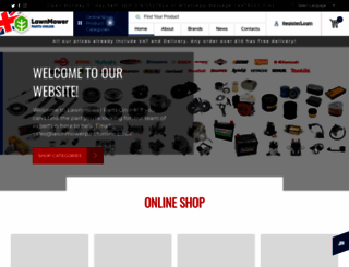 lawnmowerpartsonline.co.uk screenshot