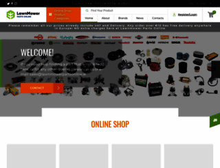 lawnmowerpartsonline.ie screenshot