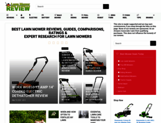 lawnmowerreview.org screenshot