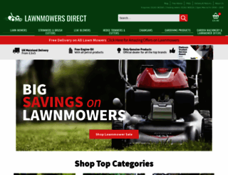lawnmowersdirect.co.uk screenshot
