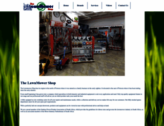 lawnmowershop.co.za screenshot