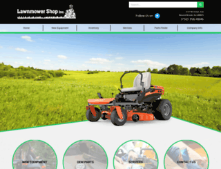 lawnmowershopinc.com screenshot