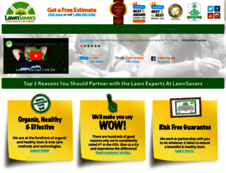 lawnsavers.com screenshot