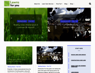lawnsforyou.com screenshot