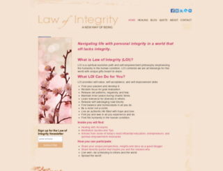 lawofintegrity.com screenshot