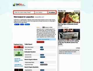 lawpavilion.com.cutestat.com screenshot
